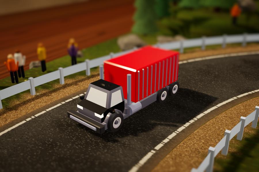 Box Hauler, the container truck