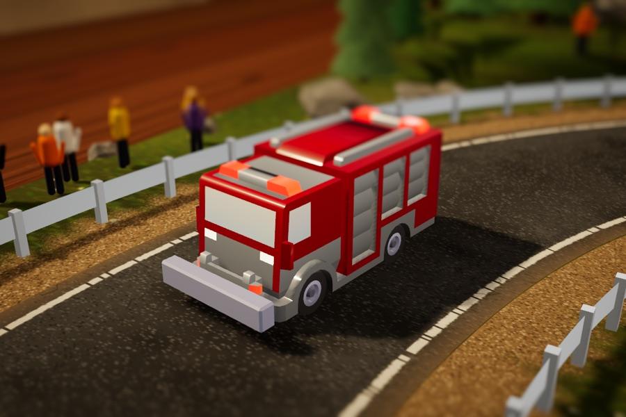 Blaze, the fire engine