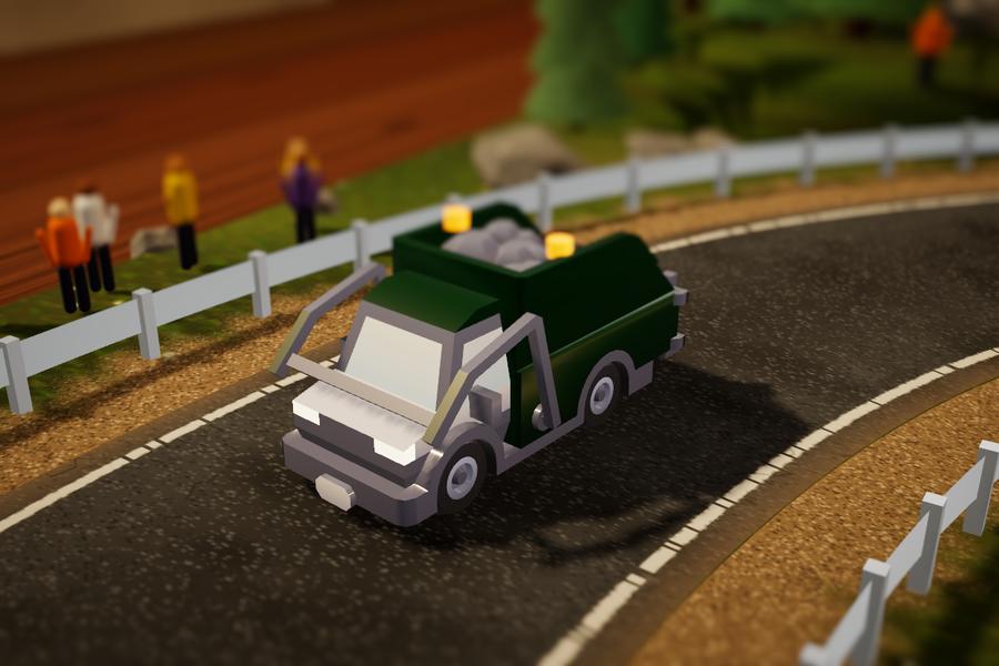 Trash Panda, the garbage truck