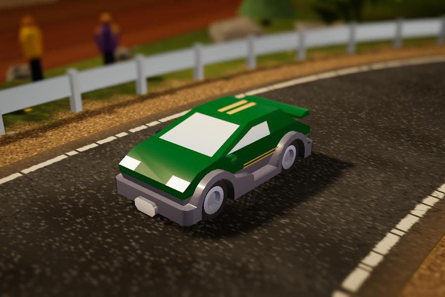 Gran Turismo, the long-bonnet grand tourer in racing green