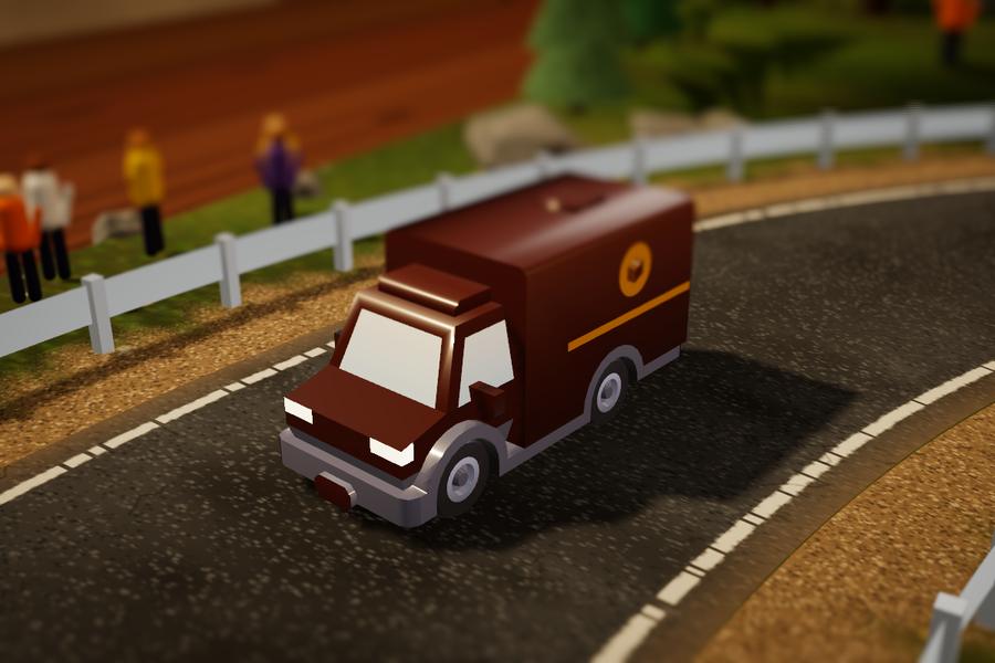 Parcel Pro, the parcel delivery truck