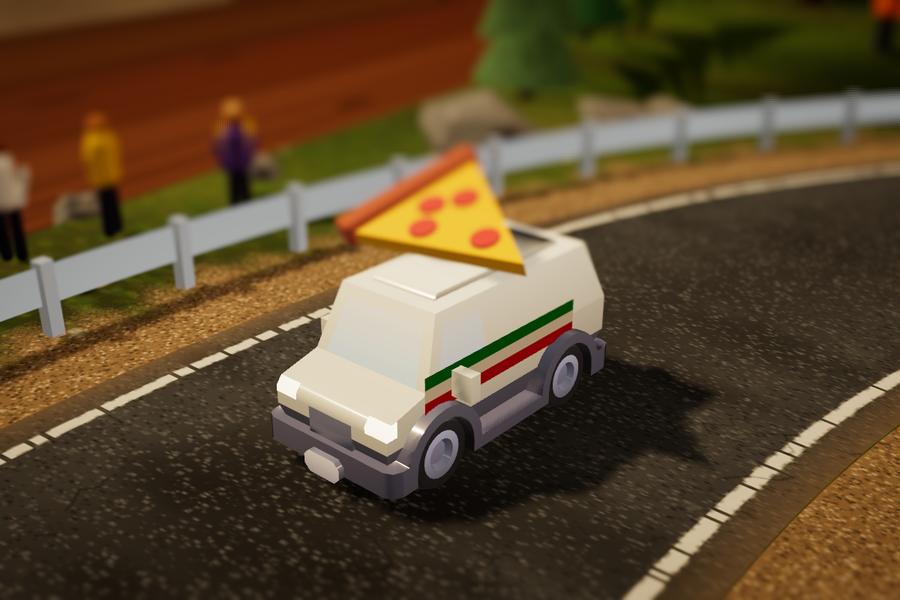 Pizza Rocket, the pizza van